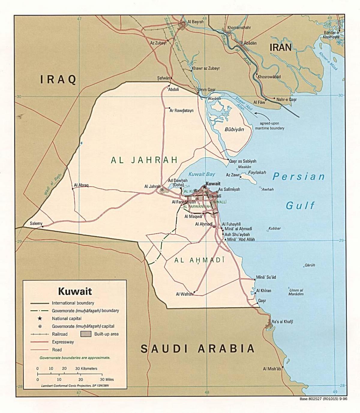 harta e safat kuvajt