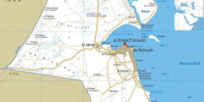 Kuvajt, harta e rrugëve